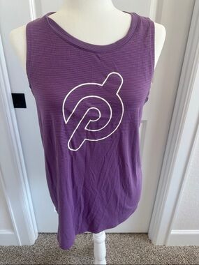 Peloton Purple Tank Top with White Logo